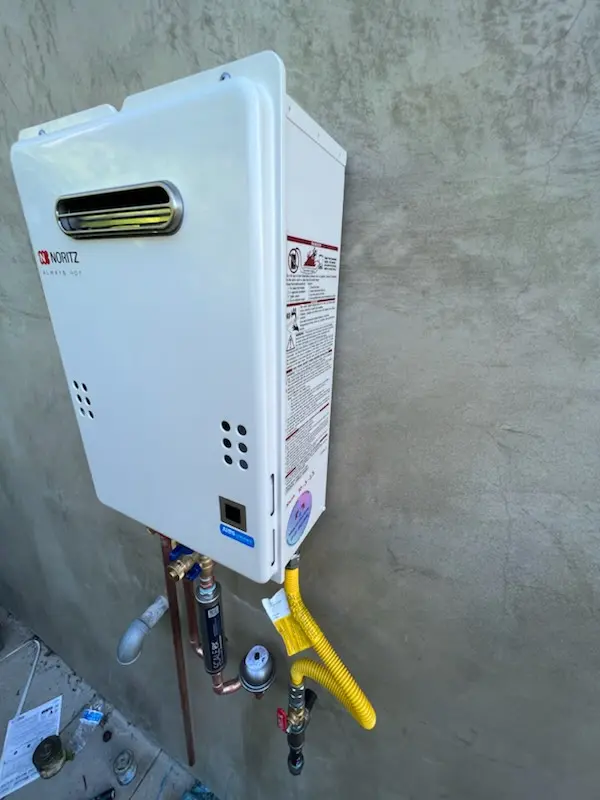 Tankless water heater installation for Heidleberg Settlement homes
